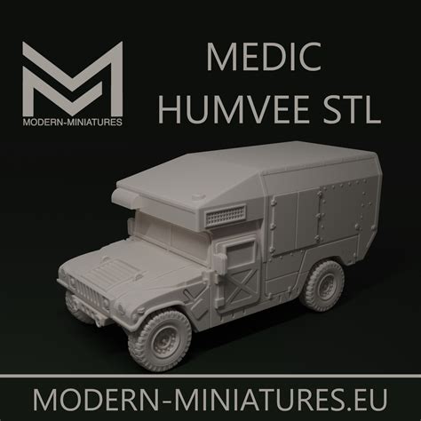 Medic Humvee 28mm Ambulance – modern-miniatures.eu