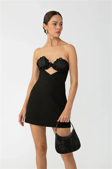 Eve Mini Dress in Black | SAU LEE Official Website