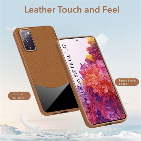 For Samsung Galaxy S20 FE 4G | S20 FE 5G Back Cover Case (Elegant PU L ...