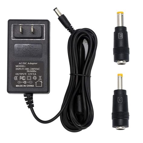 12V3A AC DC Adapter Cable Cord, Compatible with for WK-1630 ad-12ul WK ...