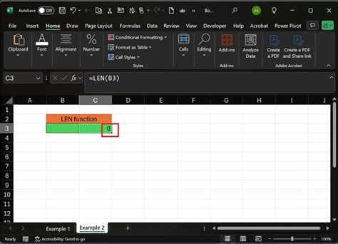 Image result for Adding Len Functions Excel