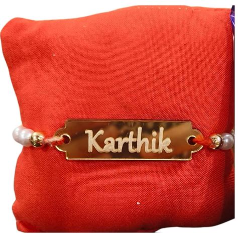 Buy Unique Palette Customized Rakhi with Name Raksha Bandhan Rakhis for ...