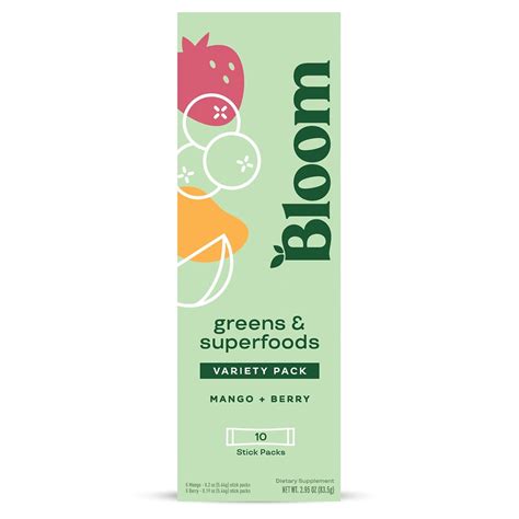 Bloom Super Greens Nutrition Facts at Dalton Finn blog