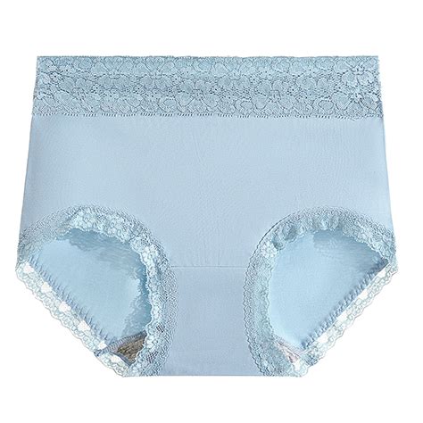 Plus Size Women Underwear, Women's Lace Abdomen Mid-rise Waist And Hip ...