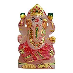 Buy KANHA HANDICRAFT's Handmade Showpieces Figurine Rose Quartz Stone ...