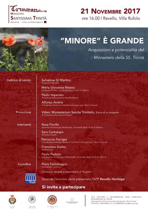 Minore è grande - Mar, Nov 21, 2017 @ 16:00 - Ravello - Costiera ...