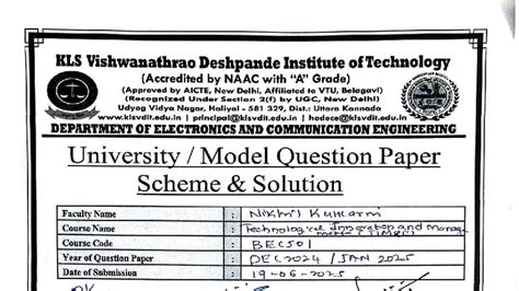PQP Solved BEC501: Technological Innovation & Management (Dec 2024 ...