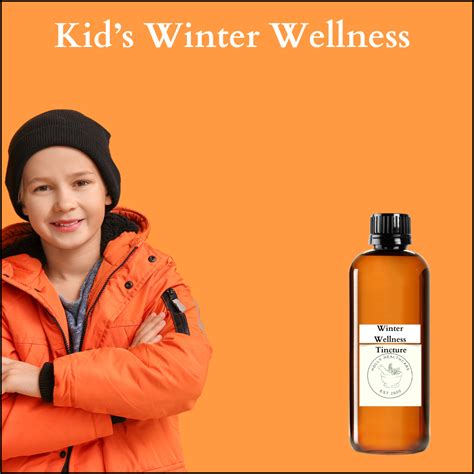 Kids Winter Wellness Tincture - Herbal Immune Support for Children ...