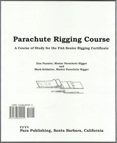 Buy Parachute Rigging Course: A Course of Study for the FAA Senior ...