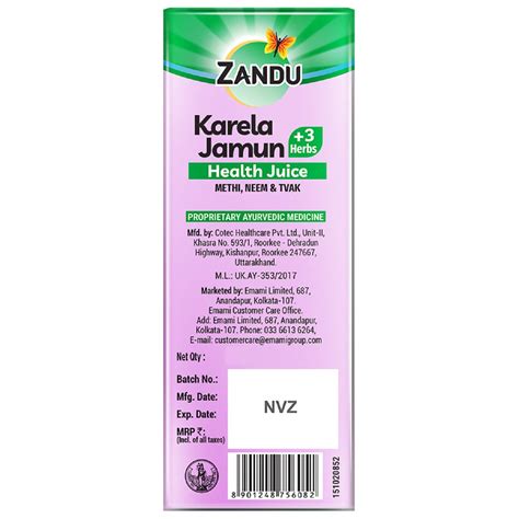 Buy Alternate Medicine and Healthcare Products Online | Zandu Karela ...