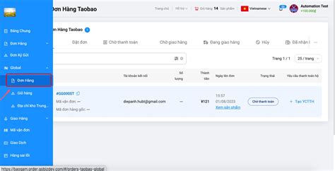 5. Theo dõi đơn Taobao Global | Gobiz - Hướng dẫn sử dụng