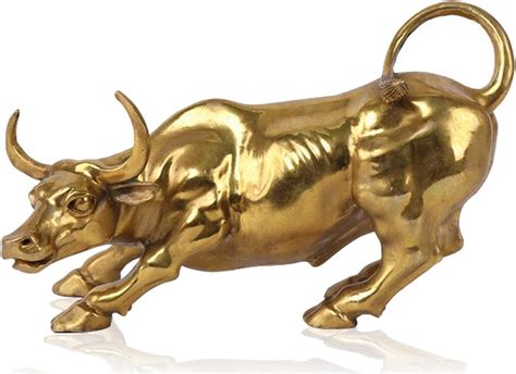Buy Feng Shui Fortune Brass Bull?Wall Street Bull Art Decor,BullCow Ox ...