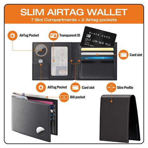 AirTag Wallet Men,Wallet with Airtag Holder Genuine | Ubuy India