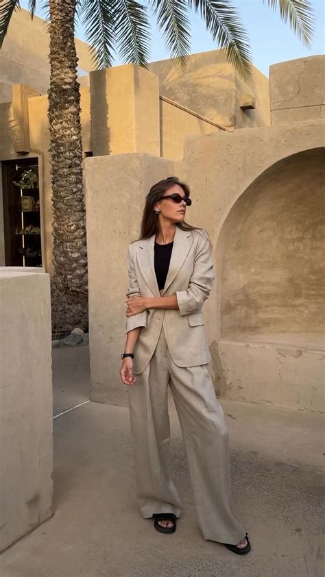 17 Linen Suits To Invest In Now | Linen suits women, Suit jackets for ...