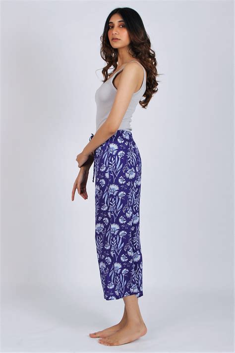 Women's Lounge Full Pyjama - Moroccan Blue – S & F Online Store