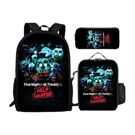 FNAF Game Five Nights At Backpack Freddy's Set with Lunch Bag and ...