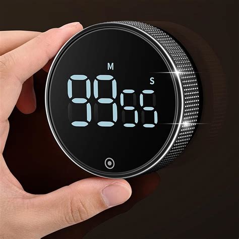 Digital Kitchen Timers, Magnetic Visual Timer Large LED Display ...