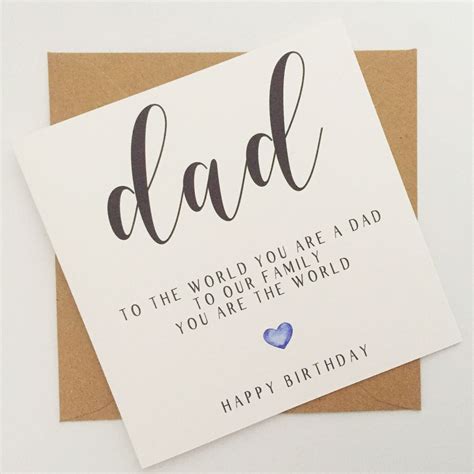 Birthday Card For Dad