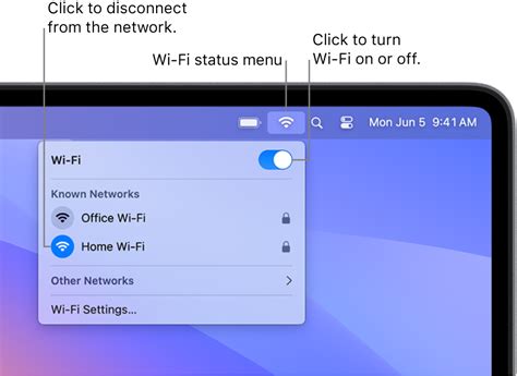 Use the Wi-Fi status menu on Mac - Apple Support (IN)