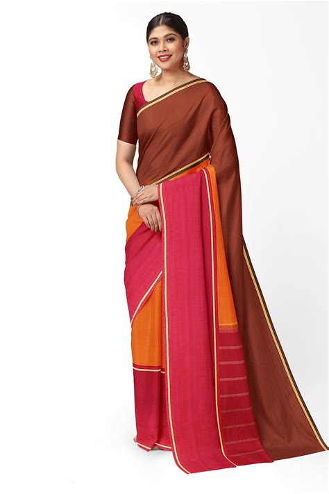 SAREES KPM SILK WITH BLOUSE A