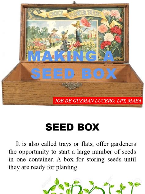 Image result for Card Making Tutorials Seed Boxes