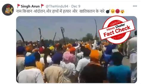 Fact check: Old video of Sikhs raising pro-Khalistan slogans passed off ...