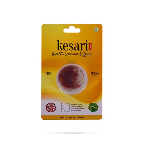 Kesari Amazing Saffron - 50 Gms | Saffron/ Kesar/ Kumkuma Puvvu for Pu