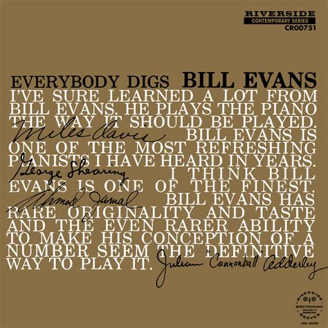 "Everybody Digs Bill Evans (Mono Mix / Remastered 2024)". Album of The ...
