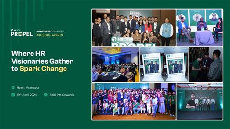 HROne PROPEL 2024- Ahmedabad Chapter , Hyatt Ahmedabad, Vastrapur ...