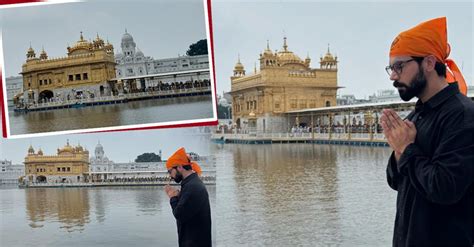 स्वर्ण मंदिर माथा टेकने पहुंचे जल्द पापा बनने जा रहे राजकुमार राव ...