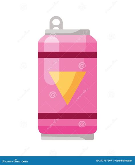 Energy drink pink stock vector. Illustration of package - 292767507