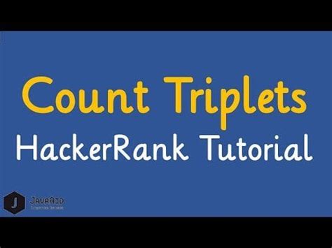 Image result for Count Triplets HackerRank Solution Java