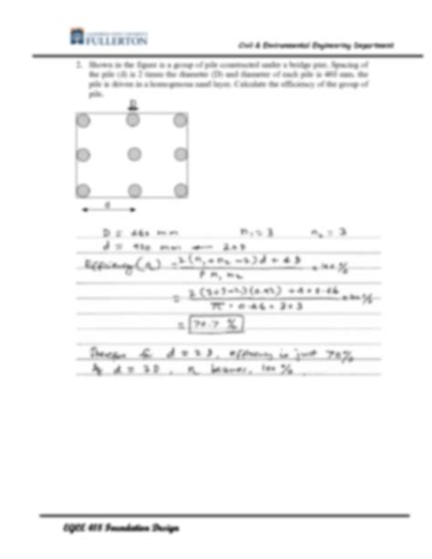 Pile Foundations Solved Questions 的图像结果