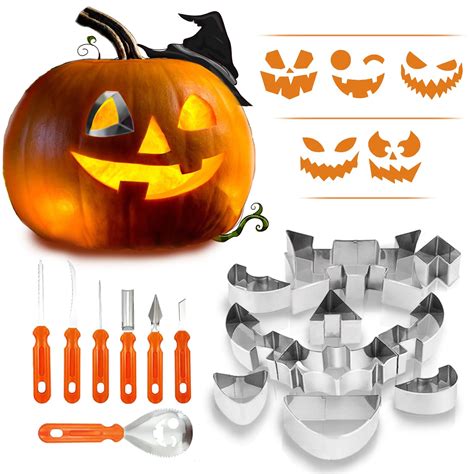 Amazon.com: pumpkin carving tools bulk for party,halloween pumpkin ...