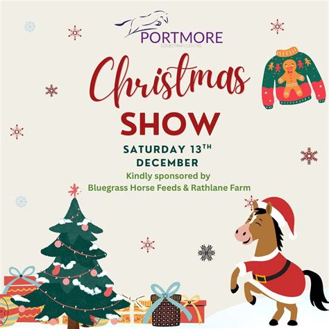 Portmore Christmas Show , 1 George's Island Road, Bt67 0DW Aghalee ...