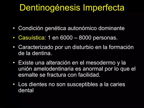 Dentinogénesis Imperfecta | PDF