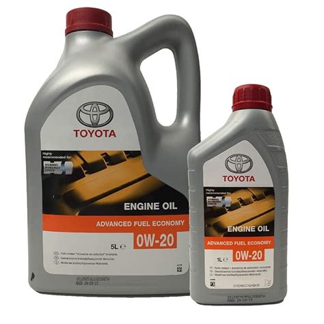 Buy Toyota Genuine Synthetic Engine Oil 0W-20 Hybrid Engines Pack of 6 ...