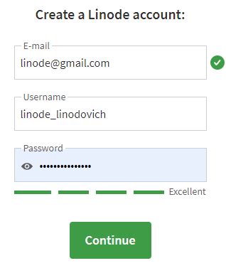 Регистрация на Linode — Teletype