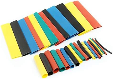 Immech – 93 pcs Colours Assorted Polyolefin Heat Shrink Tube, Insulated ...