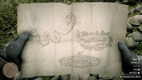 Poisonous Trail Maps and treasure location - Red Dead Redemption 2 ...