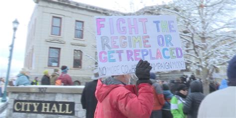 Anti-Trump protestors rally in Colorado Springs for nationwide ’50501 ...