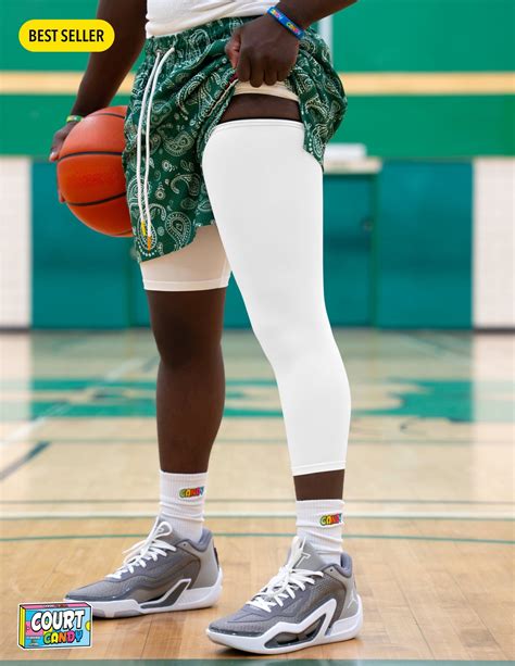 Basketball Compression Leg Sleeve | Look Sweet with Court Candy