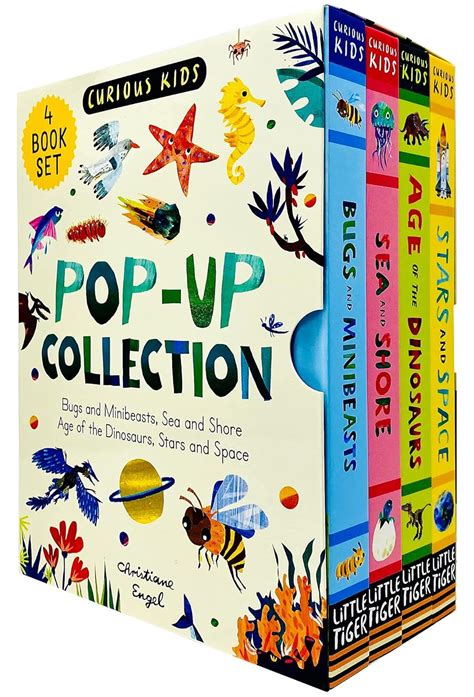 Buy Curious Kids Pop-Up 4 Books Collection Set (Bugs and Minibeasts ...