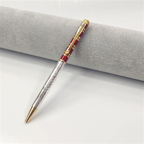 999 Pure Silver Ballpoint Pen Royal Red – Shriramsilverworks