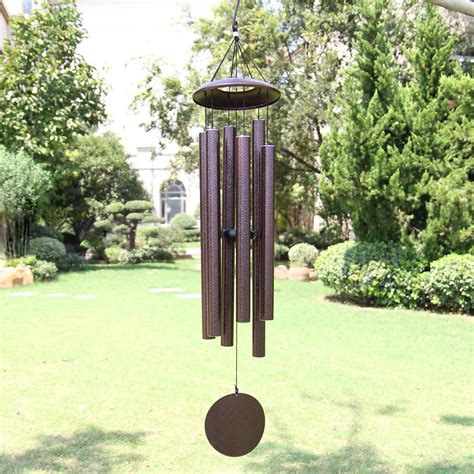 Astarin Outdoor Deep Tone Wind Chimes, 45 in Memorial Chimes with 6 ...