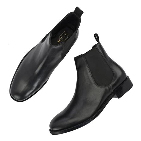 GOODYEAR WELTED SHOES - INDIA - CHELSEA LEATHER BOOT BLACK