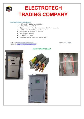 Cable Jointing Kit - 3m 11kv Cable Jointing Kit Trader - Wholesaler ...