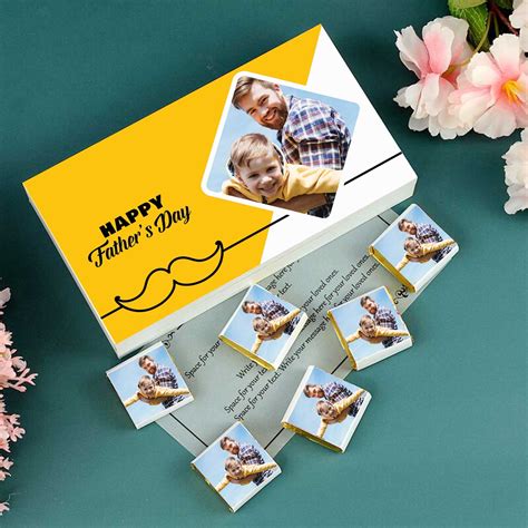Happy Father's Day printed wrapped chocolates gift