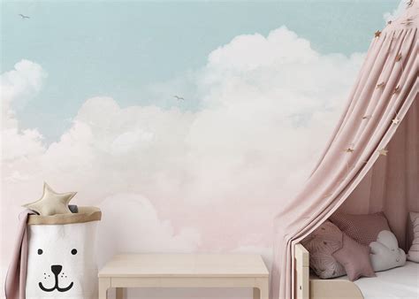 Sky Wallpaper - Light Blue Clouds background | Giffywallls