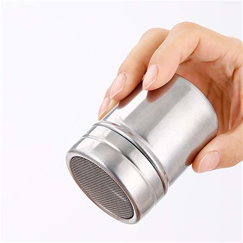 Buy KAIDI Stainless Steel with Lid Spice Jar Cocoa Pepper Powder ...